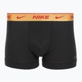Pánske boxerky Nike Everyday Cotton Stretch Trunk 3 pary blk/university red/wheat gold/black high shine wb 2