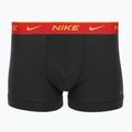 Pánske boxerky Nike Everyday Cotton Stretch Trunk 3 pary blk/university red/wheat gold/black high shine wb 3