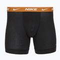 Pánske boxerky Nike Everyday Cotton Stretch 3 pary black light crimsn/desrt ochre/black waistband 2