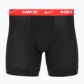 Pánske boxerky Nike Everyday Cotton Stretch 3 pary black light crimsn/desrt ochre/black waistband 3