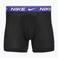 Pánske boxerky Nike Dri-FIT Ultra Comfort 3 pary black evrgreen aura/deep night/black waistband 3