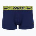 Pánske boxerky Nike Dri-Fit Essential Micro Trunk 3 pary blu void/lgh crim/brht citron/evergrn aura/abst wb 3