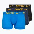 Pánske boxerky Nike Elite Breathe Trunk 3 pary photo blue/midnight navy/black