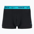 Pánske boxerky Nike Everyday Cotton Stretch Trunk 3 pary black light amry blue/dusty cactus/black waistband 4