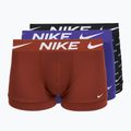 Pánske boxerky Nike Dri-Fit Essential 3 pairs black nike print/mars stone/deep night