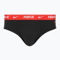 Pánske slipy Nike Everyday Cotton Stretch Brief 3 pary black light crimson/desert ochre/black wb 2