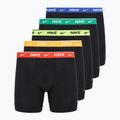 Pánske boxerky Nike Essential Cotton Stretch 5 pairs black/volt/pt red/game royal/sm green/un gold wb