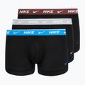 Pánske boxerky Nike Cotton Stretch Trunk 3 pack open black
