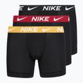 Pánske boxerky Nike Dri-Fit Essential Micro 3 pack metal grey