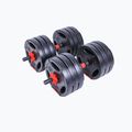 Nastaviteľná činka Pure2Improve Hybrid Dumbell/Barbell 3 kg čierno-červená P2I2235 2