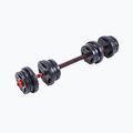 Pure2Improve Hybrid Dumbell/Barbell 20 kg činky s funkciou činky čierna a červená P2I202340 3