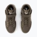 Detské topánky FILA Crew Velcro Mid olive night 4