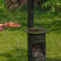Záhradný krb BonFeu Bongiano LP black 2