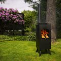 Záhradný krb BonFeu BonCarré black 8