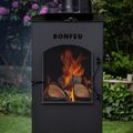 Záhradný krb BonFeu BonCarré black 10