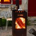 Záhradný krb BonFeu BonCarré black 12