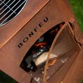 Záhradný krb BonFeu BonCarré corten 8
