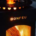 Záhradný krb BonFeu BonCarré corten 10