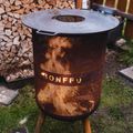 Záhradné ohnisko BonFeu BonVes black 8
