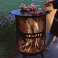 Záhradné ohnisko BonFeu BonVes black 10