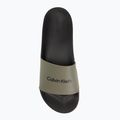 Pánske šľapky Calvin Klein HM0HM01063 Chuncky Pool Slide Rub Smokey Olive/Black 5