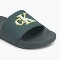 Pánske šľapky Calvin Klein YM0YM01281 Jelly Mono PU Seaside Aqua/White 7
