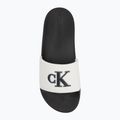 Pánske šľapky Calvin Klein YM0YM01281 Jelly Mono PU Bright White/Black 5