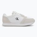 Dámske topánky Calvin Klein YW0YW01644 Runner Laceup Sock Mg Nylon Mix Bright White/Black 2