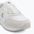 Pánske topánky Calvin Klein YM0YM01326 Retro Runner Sock Lace Up Ny-Su Bright White/Black 7