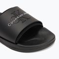 Pánske žabky Calvin Klein YM0YM00361 Slide Rubber Neoprene Monologo black 7
