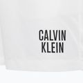 Pánske plavecké šortky Calvin Klein Medium s dvojitým pásom biele 3