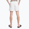 Pánske plavecké šortky Calvin Klein Medium s dvojitým pásom biele 7