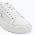 Dámske topánky Calvin Klein YW0YW01224 Cupsole Mono Lth Wn white/silver 7