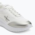 Dámske topánky Calvin Klein Eva Runner Low Lace Mix Ml Wn bright white/silver 7