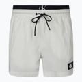 Pánske plavecké šortky Calvin Klein Medium Double WB nimbus cloud