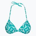 Calvin Klein Triangle-RP Print modrý vrchný diel plaviek s monogramom