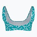 Calvin Klein Bralette-RP Modrý vrchný diel plaviek s potlačou monogramu 2