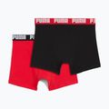 Pánske boxerky PUMA Everyday Basic 2 páry red/black 2