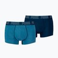 Pánske boxerky PUMA Everyday Trunk 2 páry light blue melange