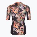 Dámske plavecké tričko O'Neill Anglet Skin SS black tropical flower 2