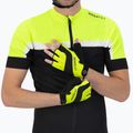 Pánske cyklistické rukavice Phoenix II fluor yellow 2