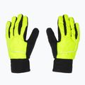 Pánske cyklistické rukavice Rogelli Essential Winter Waterproop fluorescent yellow 2
