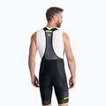 Cyklistické šortky pánske    Rogelli Hero II Bib Short yellow/grey/black 2