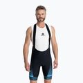 Cyklistické šortky pánske    Rogelli Hero II Bib Short blue/black