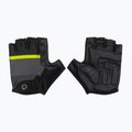 Rogelli Hero II pánske cyklistické rukavice black/fluor/grey