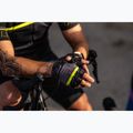 Rogelli Hero II pánske cyklistické rukavice black/fluor/grey 3