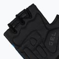 Rogelli Hero II pánske cyklistické rukavice black/blue 5