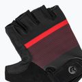 Rogelli Hero II pánske cyklistické rukavice black/red/bordeaux 5