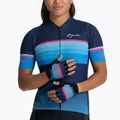 Dámske cyklistické rukavice Rogelli Impress II W blue/pink/black 2