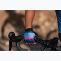 Dámske cyklistické rukavice Rogelli Impress II W blue/pink/black 3